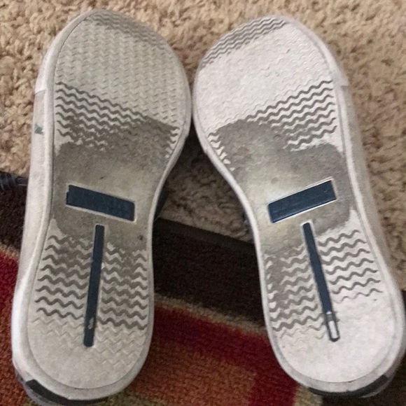 WT Sperry Gray Canvas Top Sider Sneakers - Picture 3 of 3